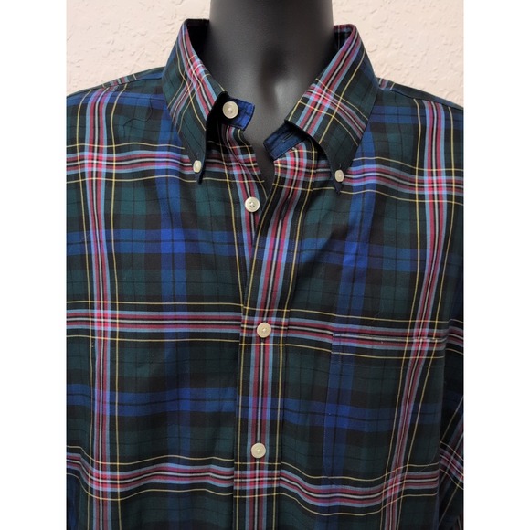 Brooks Brothers Other - Brooks Brothers Shirt Mens XL Tartan Plaid Oxford Regent Non Iron Cotton‎